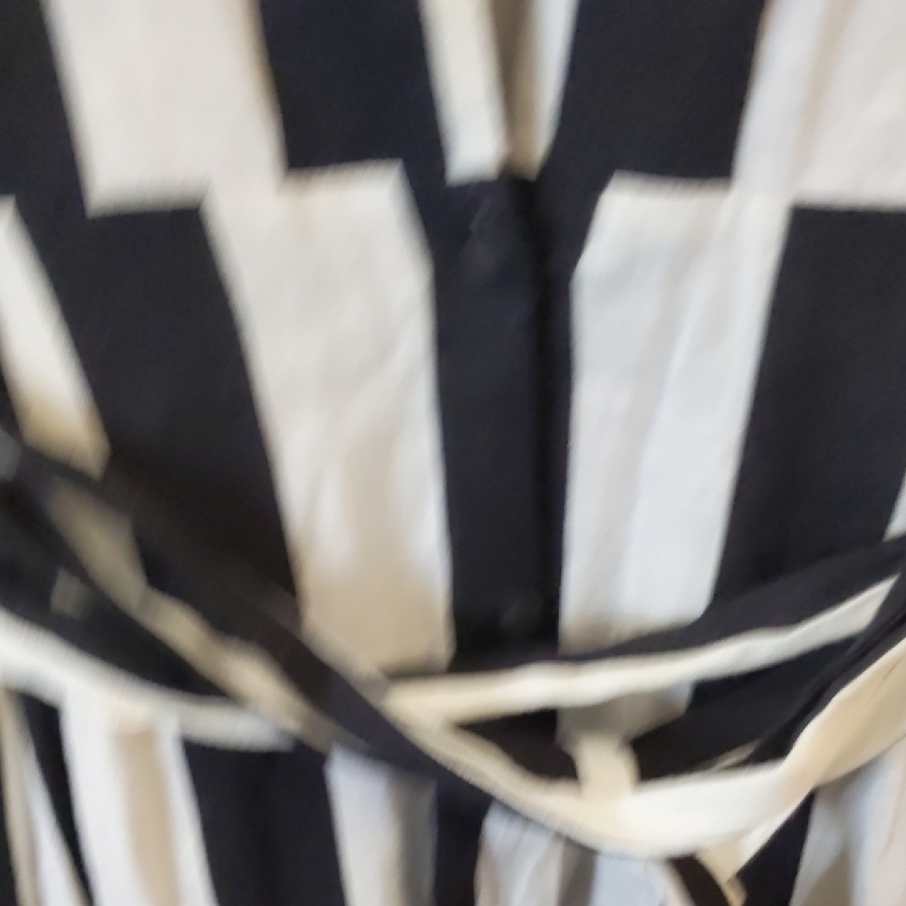 NWT Bardot Black and White Striped Maxi Dress Adley classic Sz 8 M - Picture 5 of 7